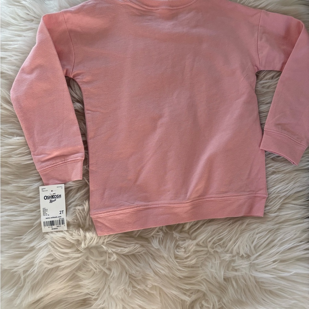 OshKosh B'gosh Pink Floral Sweatshirt - Picture 6 of 6